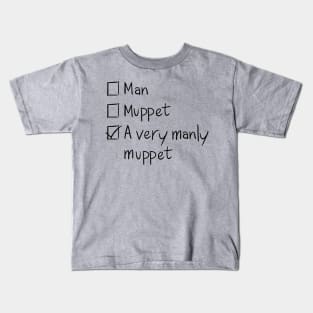 A Very Manly Muppet Kids T-Shirt